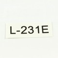 Taśma Supvan L-231E biała/czarny druk, 12 mm