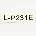 Taśma Supvan L-P231E biała/czarny druk, 12 mm, mocny klej