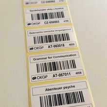Etykieta papierowa 53x30 mm - cena 0,02 zł