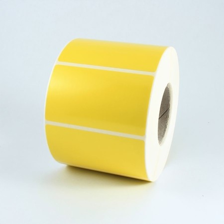 Etykiety papierowe 32x25 mm żółte, 2000 szt.