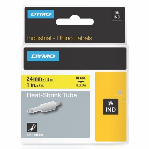 Rurka termokurczliwa Dymo 1805444 żółta, 24 mm