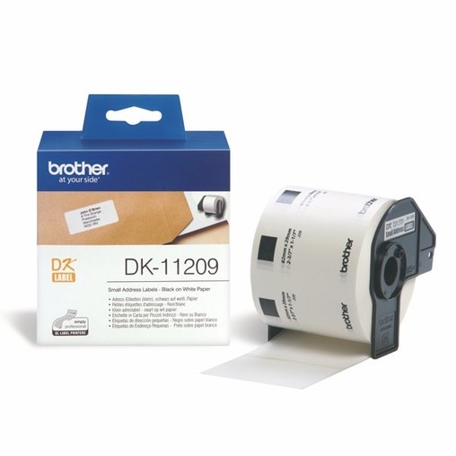 Etykiety papierowe Brother DK11209, 62x29 mm, 800 szt.