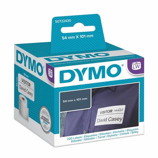 Etykiety papierowe Dymo S0722430, 101x54 mm, 220 szt.