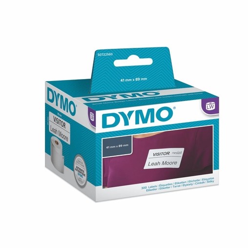 Etykiety papierowe Dymo S0720560, 89x41mm, usuwalne, 300 szt.