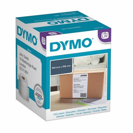 Etykiety papierowe Dymo S0722660, 159x104 mm, 220 szt.